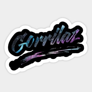 Galaxy Stars - Gorilla Sticker